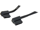 Silverstone Tek 300mm Ultra Thin 6Gb/s Lateral 90-Degree SATA Cables with