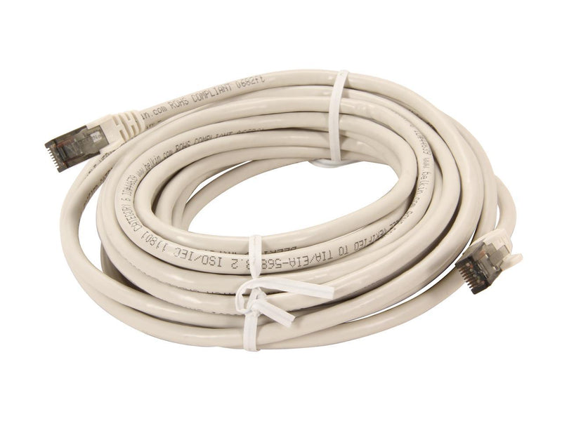 Belkin A3L980-25-WHT-S 25 ft. Cat 6 White Cat. 6 UTP Patch Cable