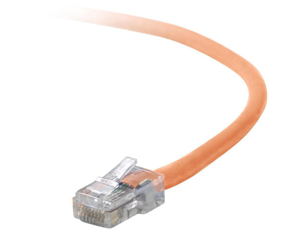 Belkin A3L791-02-ORG 2 ft. Cat 5E Orange UTP Patch Cable