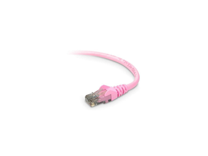 Belkin A3L980-07-PNK-S 7 ft. Cat 6 Pink UTP Patch Cable