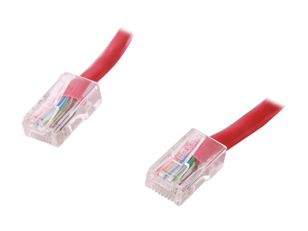 Belkin A3L791-01-RED 1 ft. Cat 5E Red Network Cable