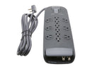 BELKIN BV112230-08-BLK 8 ft. 12 Outlets 3996J Surge Protector with Power Cord