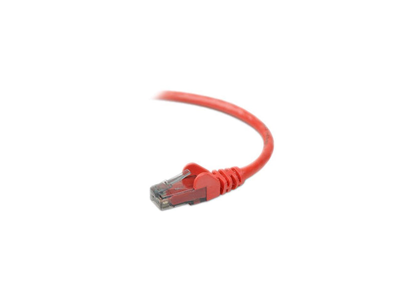 Belkin A3L980-01-RED-S 1 ft. Cat 6 Red Snagless Networking Cable