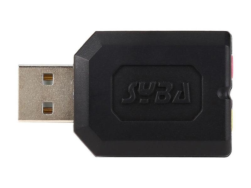 Syba external USB Stereo Sound Adapter for Windows, Mac, Linux Extra Audio