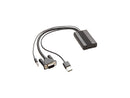 syba sd-ada31040 plug & play vga to hdmi converter with audio support