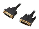 Link Depot DVI-10-DD-MF Black DVI-D male to DVI-D female Cable, Black