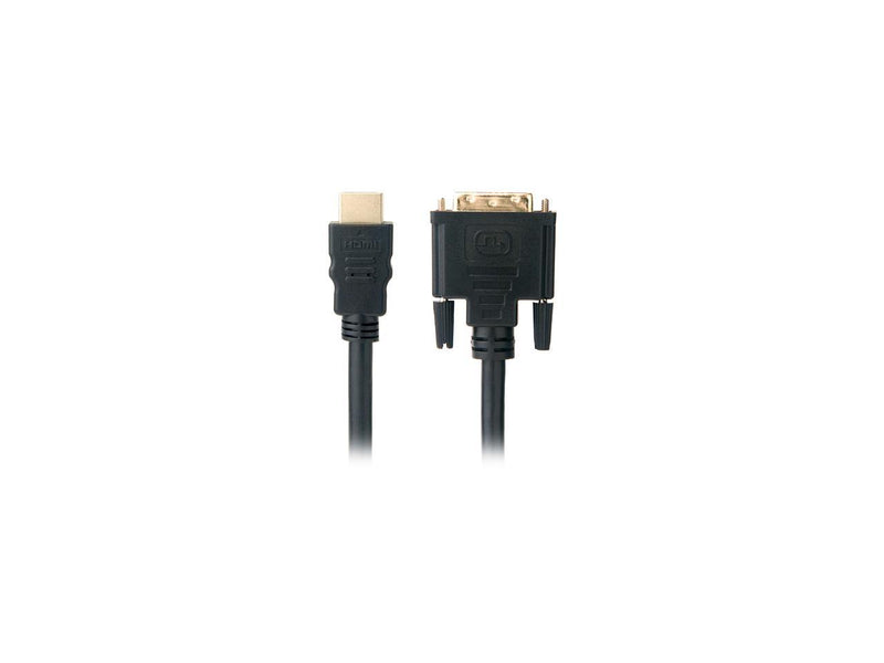 Link Depot DVI-2-HDMI Gold Plated HDMI to DVI Cable - 6 feet - OEM - Black