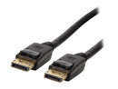 Link Depot DIS-15-MM 15 ft. Black DisplayPort Male to DisplayPort Male