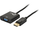 SIIG CB-DP0N11-S1 DisplayPort to VGA Adapter Converter