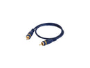 Composite Video Cables - RCA - Male - RCA - Male - 12 feet - Blue