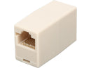 C2G 01937 Ivory RJ45 8-pin Modular Straight-Through Inline Coupler