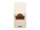 C2G 01937 Ivory RJ45 8-pin Modular Straight-Through Inline Coupler