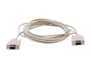 C2G Model 03046 15 ft. DB9 F/F Null Modem Cable - Beige Female to Female