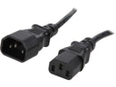 C2G Model 03120 3 ft. Computer 18 AWG Power Cord Extension (IEC320C13 to
