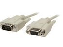C2G Model 02713 11 - 15 ft. DB9 M/F Extension Cable - Beige Male to Female