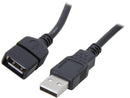 C2G 52108 3m USB 2.0 A Male to A Female Extension Cable - Black