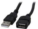 Cables To Go 52106 Black USB 2.0 A Male to A Female Extension Cable