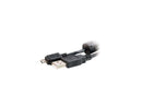 Cables To Go 27366 Black USB 2.0 A Male to Micro-USB B Male Cable