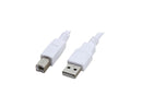 C2G 13172 2m USB 2.0 A/B Cable - White