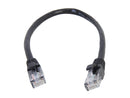 C2G 26969 1ft Cat5E 350 MHz Snagless Patch Cable - Black