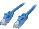 C2G 27140 1 ft. Cat 6 Blue Cat6 550MHz Snagless M-M Patch Cable - Blue