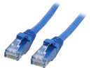 C2G 27144 14 ft. Cat 6 Blue Cat6 550MHz Snagless M-M Patch Cable - Blue