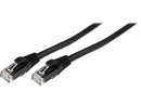 C2G 27152 7 ft. Cat 6 Black Cat6 550MHz Snagless M-M Patch Cable - Black