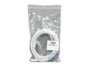 C2G 27163 10ft Cat6 550 MHz Snagless Patch Cable - White