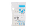 C2G  03413 4-Port Single Gang Multimedia Keystone Wall Plate - White