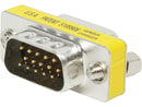 C2G 20686 HD15 VGA M/M Mini Gender Changer (Coupler)