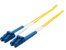 C2G 3m LC-LC 9/125 Duplex Single Mode OS2 Fiber Cable - Yellow - 10ft - Fiber