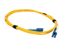 C2G 3m LC-LC 9/125 Duplex Single Mode OS2 Fiber Cable - Yellow - 10ft - Fiber
