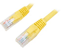 C2G 15221 Cat5e Cable - Snagless Unshielded Ethernet Network Patch Cable, Yellow