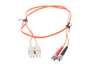C2G 09128 1m SC/ST Duplex 62.5/125 Multimode Fiber Patch Cable - Orange