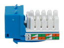 C2G/Cables To Go 29316 Cat6 RJ45 Keystone Jack - Blue