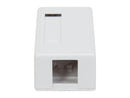 C2G/Cables To Go 03831 1-Port Keystone Jack Surface Mount Box