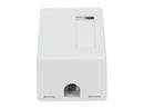 C2G/Cables To Go 03831 1-Port Keystone Jack Surface Mount Box