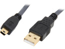 Cables To Go 29651 Black Ultima USB 2.0 A to Mini-b Cable