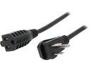 C2G Model 29814 3 ft. Flat Plug Power Strip Plus Extension Cable