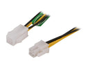 CableHero 4-Pin (P4-12V MALE) to 4-Pin (P4-12V FEMALE) Adapter/Converter