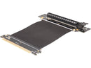 Athena Power 100mm/3.94" CABLE-PCIE16A1-R10V2 90-Degree Right Angle Flexible GPU