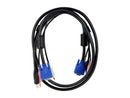 ATHENA  CLH-KVM06UVGAAM  6 Feet 4-in-1 USB VGA KVM Switch Cable, with VGA video,