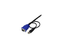 StarTech.com 15ft. Ultra-Thin USB 3-in-1 KVM Cable SVECONUS15