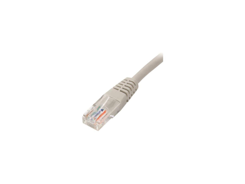 StarTech.com Cat5e Ethernet Cable - 10 ft - Gray - Patch Cable - Molded