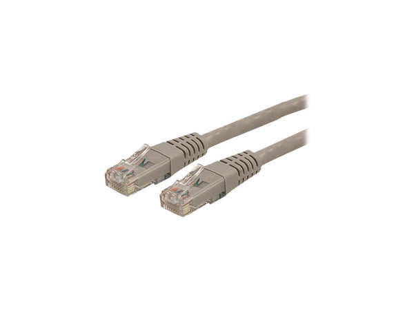 StarTech.com C6PATCH10GR 10 ft. Cat 6 Gray Network Cable