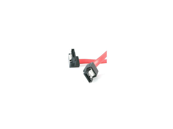 StarTech.com LSATA18RA1 Latching SATA Cable M/M 1 Right Angle