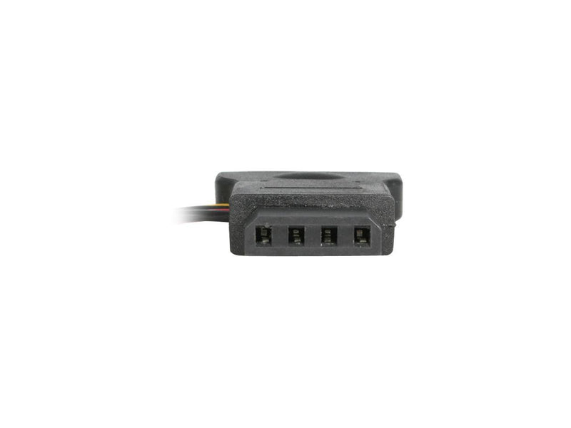 StarTech.com LP4SATAFMD 4.7 in. LP4 to SATA 15 Pin Power Adapter with Floppy