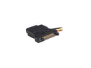 StarTech.com LP4SATAFM2L LP4 to SATA 15 pin Power Adapter F/M with 2 Additional