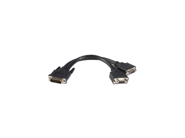 StarTech.com DMSVGAVGA1 Black LFH 59 Male to Dual Female VGA DMS 59 Cable