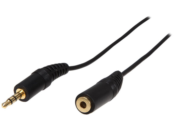 StarTech.com MU6MF 6 ft. Stereo Extension Cable 3.5mm Male to 3.5mm Female Male